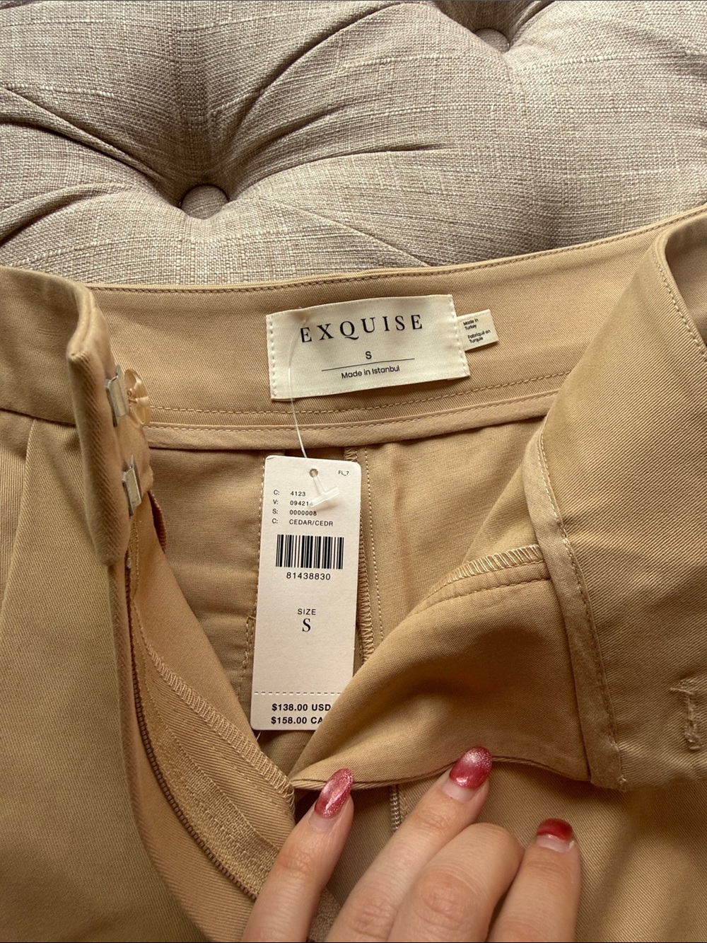 NWT Anthropologie khaki pants